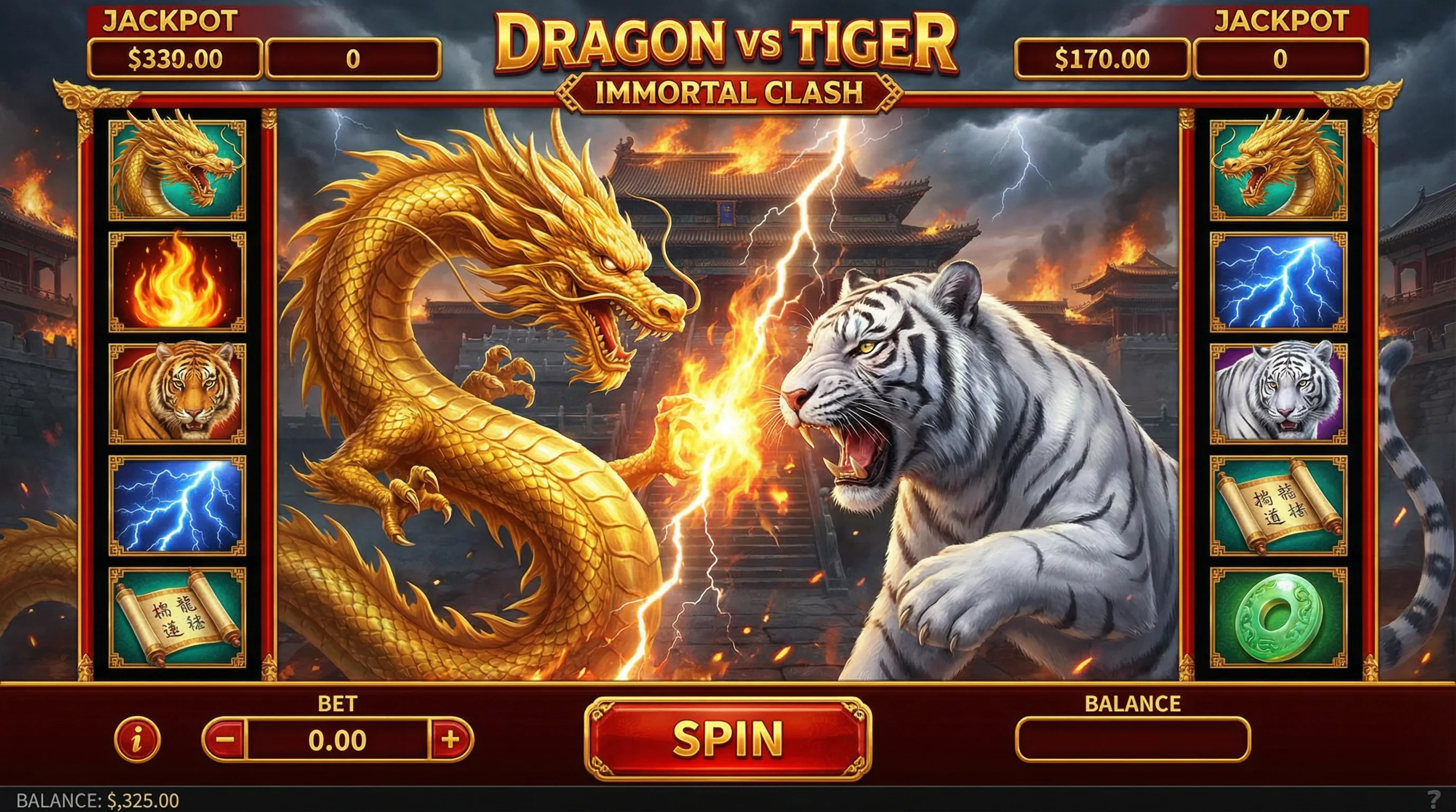 PG电子2龙虎争霸全新升级版游戏画面